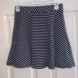 Striped Midi Skirt